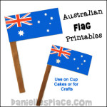 Australian Flag Printable Craft Patterns