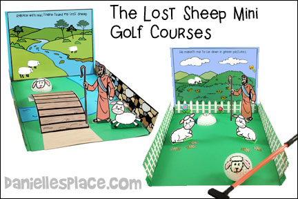 The Lost Sheep Mini Golf Courses for Sunday School 