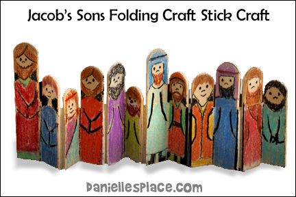Jacobs Son Craft Stick Bible Craft for Sunday School