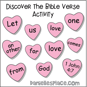 Discover the Bible Verse Heart Activity