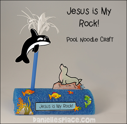 "Jesus is My Rock!" VBS Craft for Beach Theme 