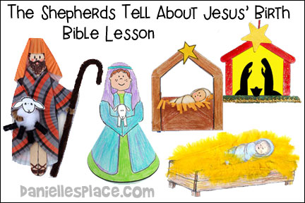 The Shepherds Tell About Jesus - Christmas Story Tree Bible Lesson