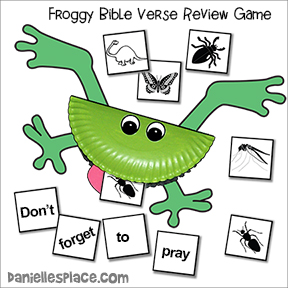 Froggy Bible Verse Review Game for Children's Ministry