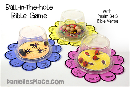 Ball-in-the-hole Cup Craft and Game