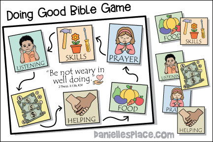 Doing Good Printable Bible Game for Children's Ministry