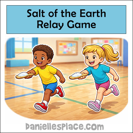 Salt of the Earth Bible Relay Game for Children's Ministry