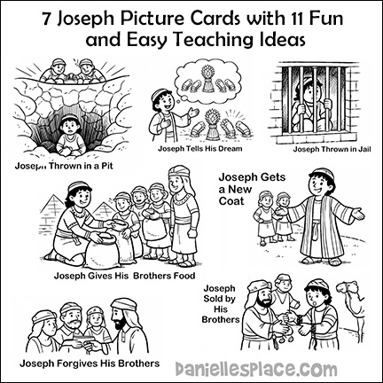 Seven Joseph Pictures with Eleven Fun and Easy Teaching Ideas