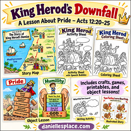 King Herod's Downfall: A Lesson About Pride - Bible Lesson for Children.