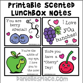 Free Printable Lunchbox Note