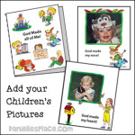 Bible Crafts Printable Patterns for this Craft Includes: 11 Pages God ...