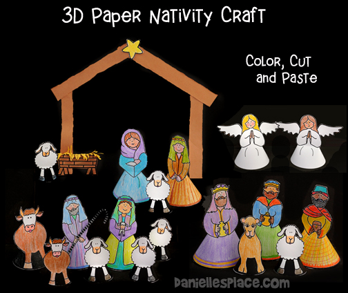 Stand-up Paper Nativity Craft