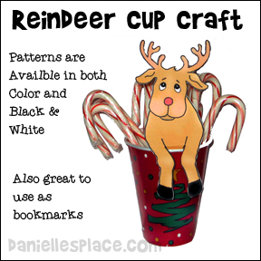 Reindeer Treat Cup Craft