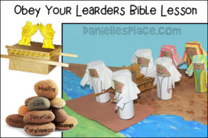 Obey Your Leaders – Joshua Bible Lesson - Printable Craft Patterns