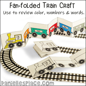 Train Fan-fold Book