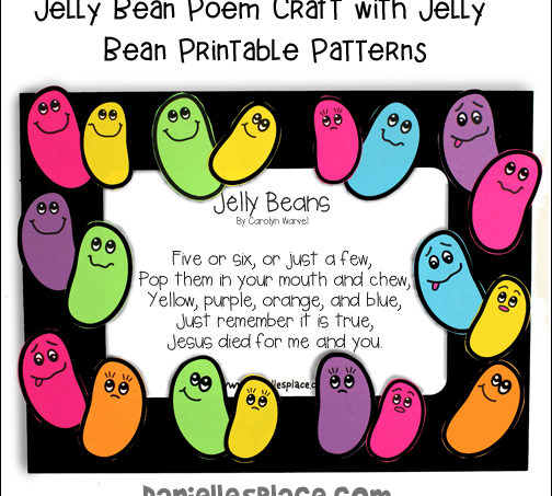 Jelly Bean Poem Bible Craft For Easter