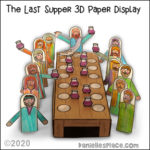The Last Supper 3D Paper Craft | Printable Craft Patterns