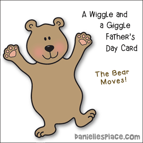 Wiggle and a Jiggle Father's Day Card Craft