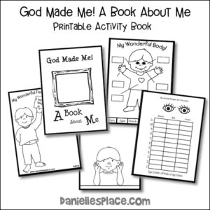 Bible Activity Sheets Printable Patterns for this Craft Includes: Cover ...