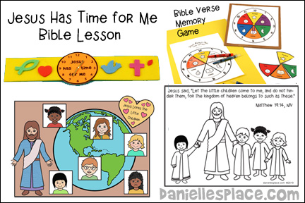 Jesus Has Time for Me Bible Lesson - Let the Little Children Come to Me!