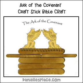 Ark of the Covenant Craft Stick Pattern