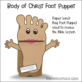 Body of Christ Foot Puppet Craft