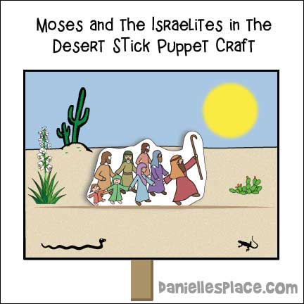 Moses and the Israelites Cross the Red Sea Stick Puppet Bible Lesson Review