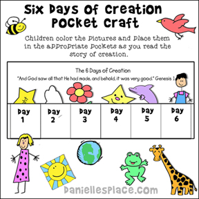 Days of Creation Envelope Craft