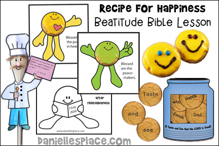 The Beatitudes – Recipe for Happiness Bible Lesson – KJV only