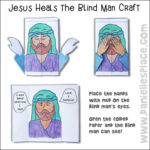 Jesus Heals The Blind Man Craft - Printable Craft Patterns