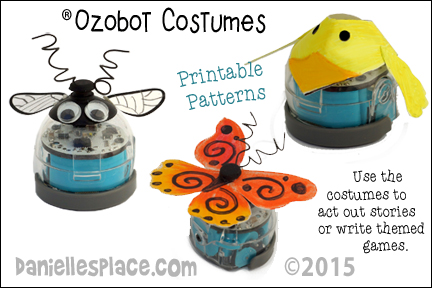 Ozobot Costume Patterns