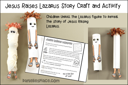 Jesus Raises Lazarus Story Craft