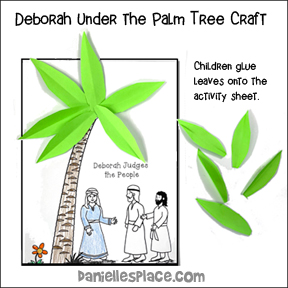 Deborah Palm Tree Preschool Craft