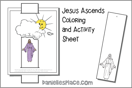Jesus Ascends Bible Craft for Children