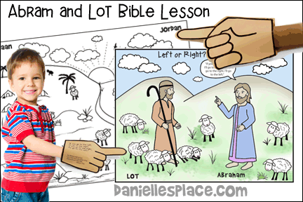 Abraham and Lot Bible Lesson for Younger Children