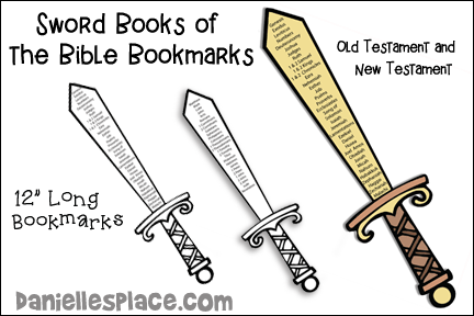 Sword of the Spirit, Books-of-the-Bible Bookmark