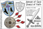 Armor of God - Shield of Faith Bible Lesson for Children - KJV