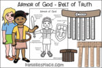 Armor of God Belt of Truth Bible Lesson for Children