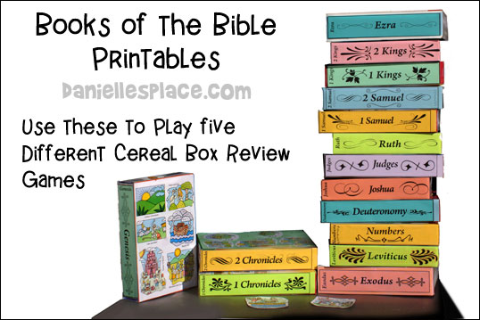 Books Of The Bible Printables Printable Craft Patterns