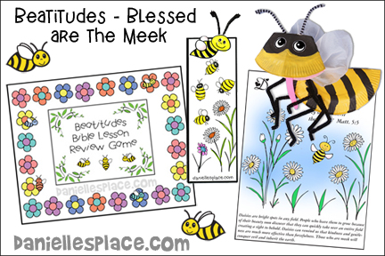 Beatitudes Bee - Blessed are the Meek Bible Lesson for Children - KJV