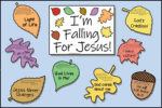 "I'm Falling for Jesus" Bulletin Board Display and Learning Activity