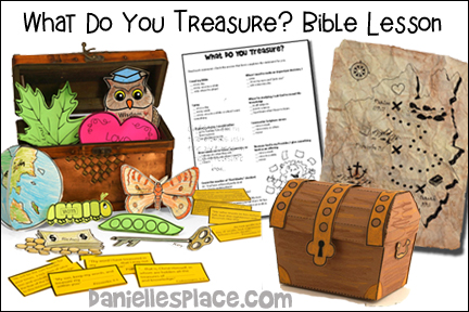 Treasure Bible Lesson for Children - What Do You Treasure - NIV