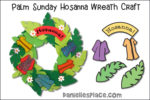 Palm Sunday Wreath Craft for Children's Ministry
