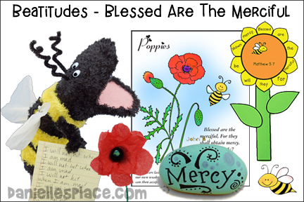 Beatitudes Bee-themed Bible Lesson About Mercy - KJV
