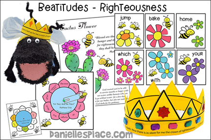 Beatitudes Bee - Righteousness Bible Lesson - NIV