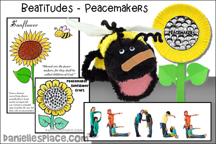 Beatitudes Bee Peacemakers - Bible Lesson