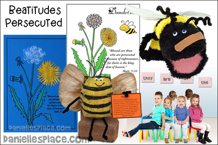 Beatitudes Bee Persecuted Bible Lesson - NIV