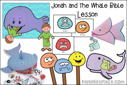 Jonah and The Whale Hide and Seek Bible Lesson for Children's Ministry