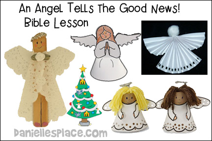 An Angel Tells the Good News! Bible Lesson