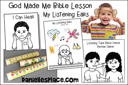 God Made Me - My Listening Ears Bible Lesson for Children