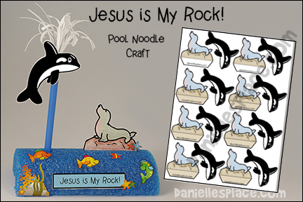 VBS Jesus is My Rock Pool Noodle Craft